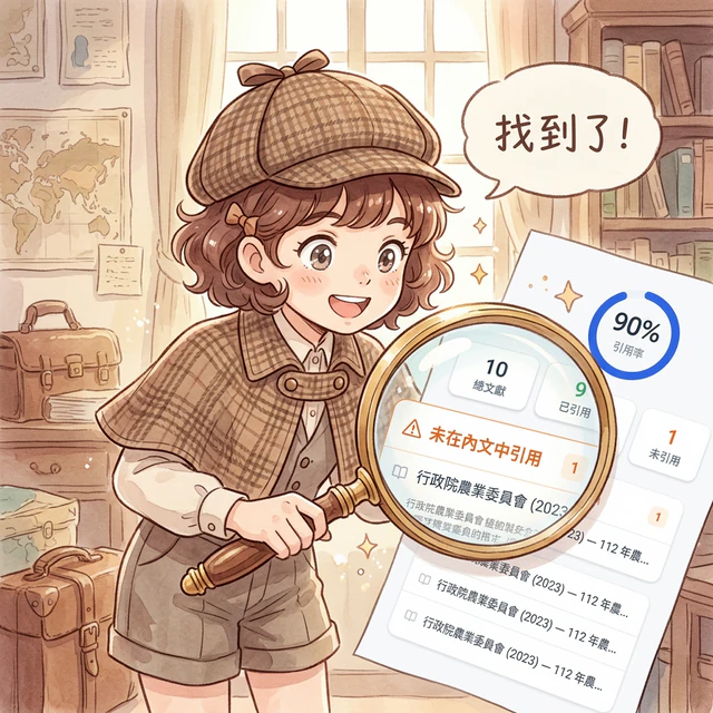 引用偵探 — 幫你找出漏引文獻